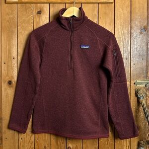 Patagonia Maroon Better Sweater in Women’s Size XS